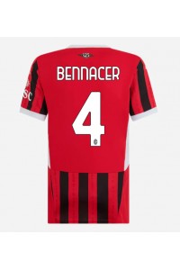 Fotbalové Dres AC Milan Ismael Bennacer #4 Dámské Domácí Oblečení 2024-25 Krátký Rukáv